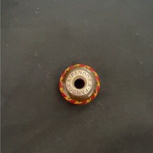 Pandora Charm with Red and Yellow Details